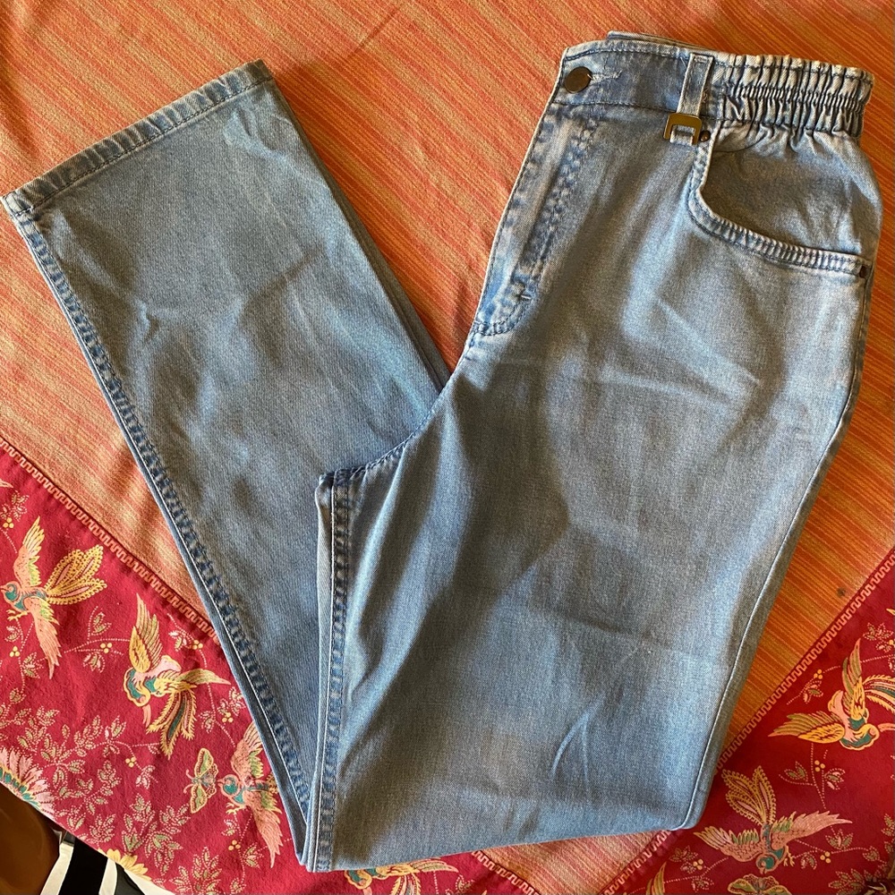 Marks & Spencer Elastic Waist Jeans Size 12 UK